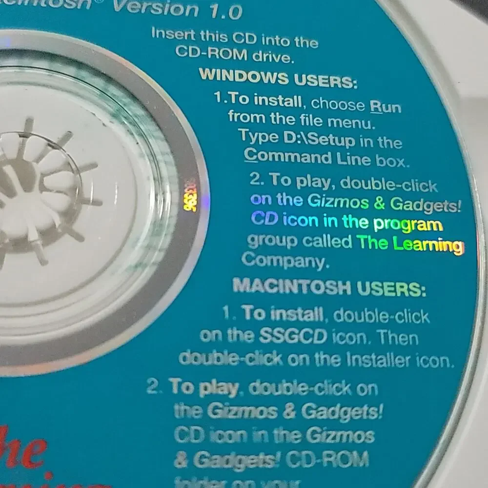 Vtg 1995 SUPER SOLVERS: GIZMOS & GADGETS PC CD-ROM